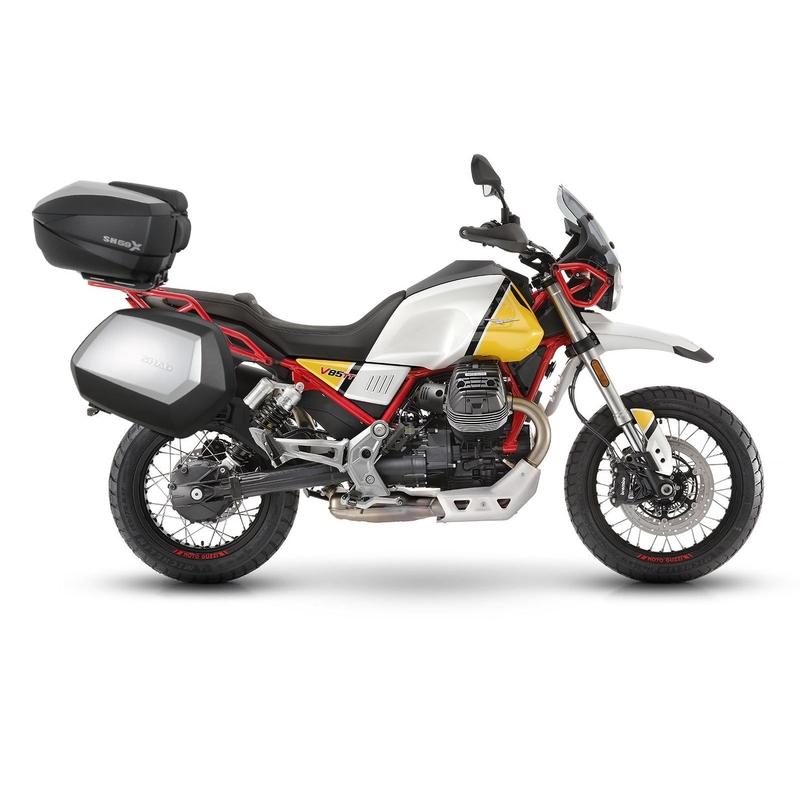 Montážní sada 4P systém SHAD (pro kufry a brašny TERRA a SH38X) pro MOTO GUZZI V 85 TT 850 / Travel 2019-2023