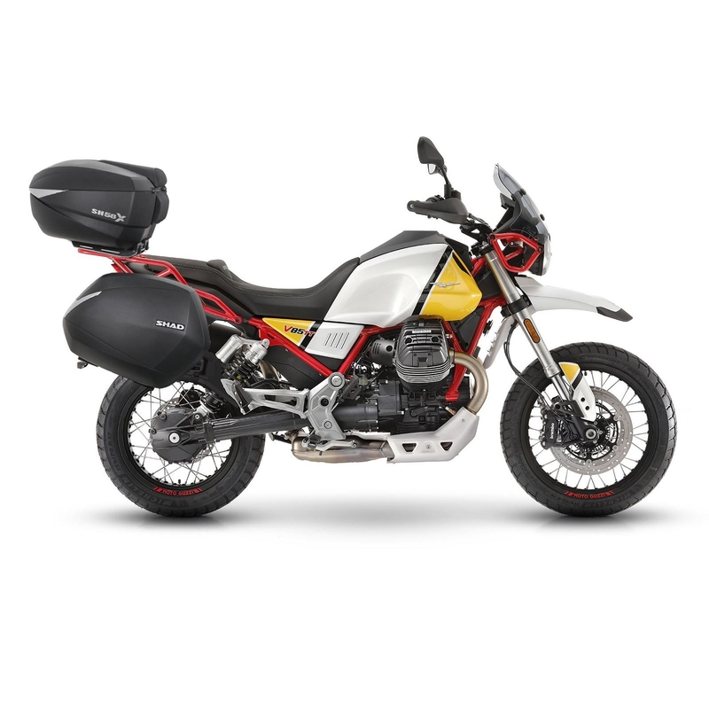 Montážní sada 4P systém SHAD (pro kufry a brašny TERRA a SH38X) pro MOTO GUZZI V 85 TT 850 / Travel 2019-2023