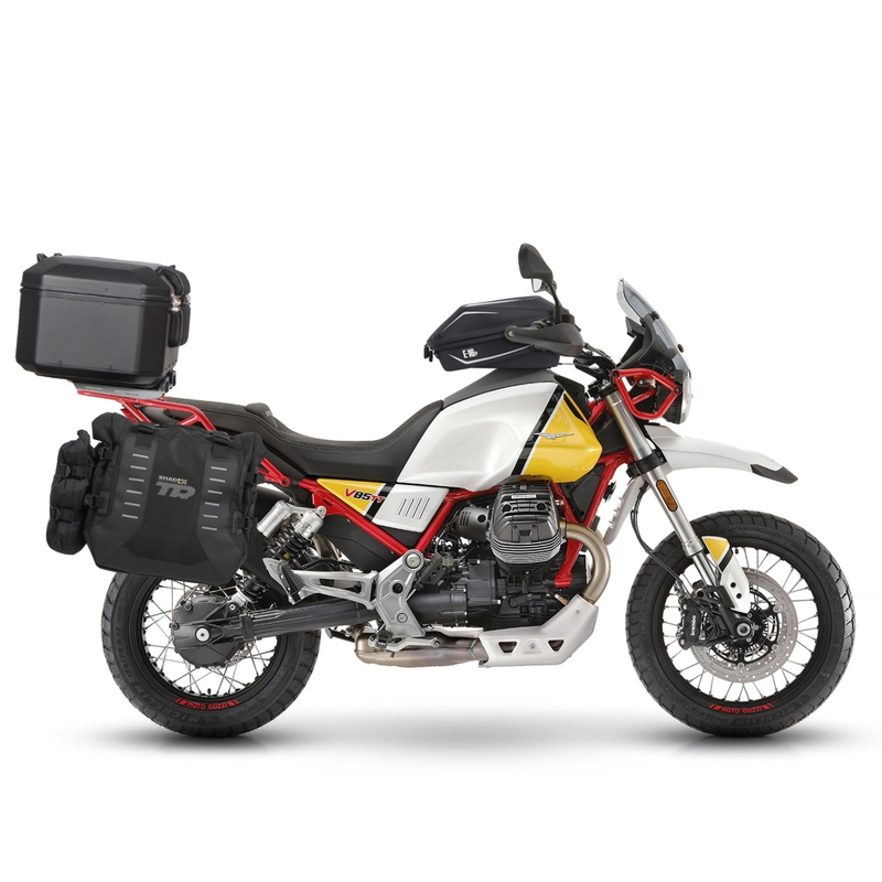 Montážní sada 4P systém SHAD (pro kufry a brašny TERRA a SH38X) pro MOTO GUZZI V 85 TT 850 / Travel 2019-2023