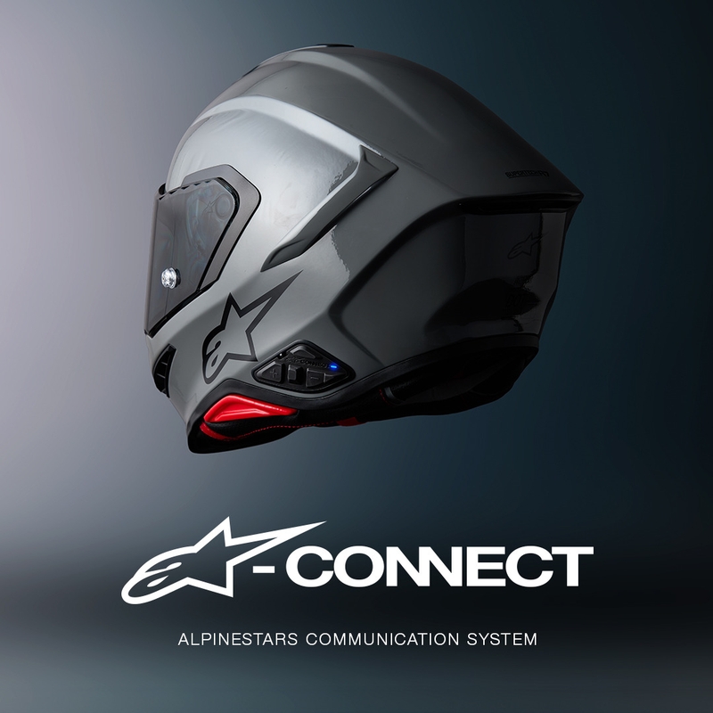 Bluetooth interkom na motorku Alpinestars A-CONNECT system černý