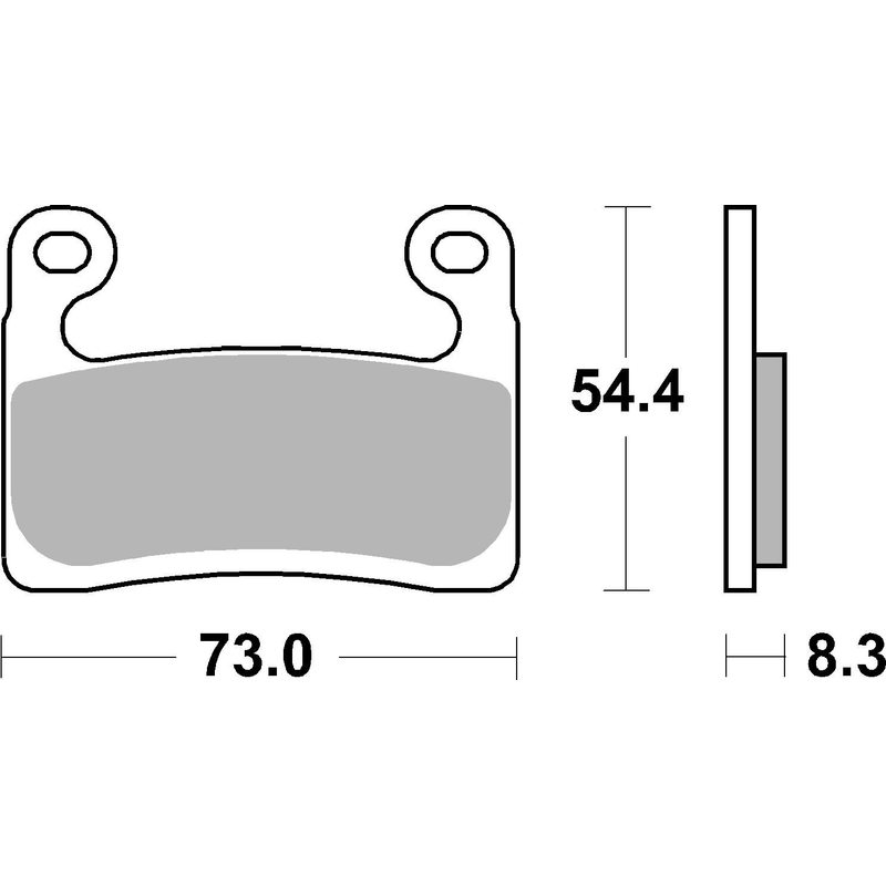 Brzdové destičky BREMBO