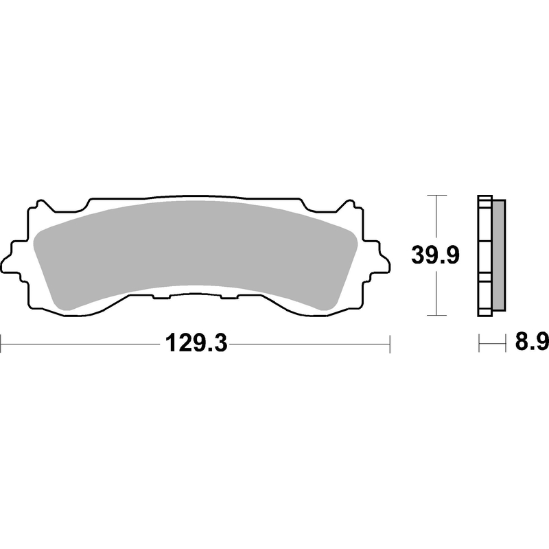 Brzdové destičky BREMBO