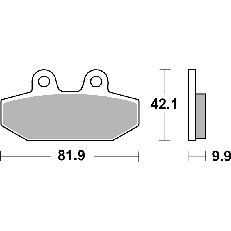 Brzdové destičky BREMBO