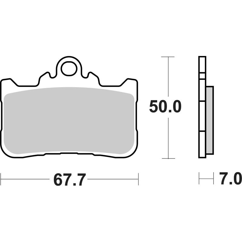 Brzdové destičky BREMBO
