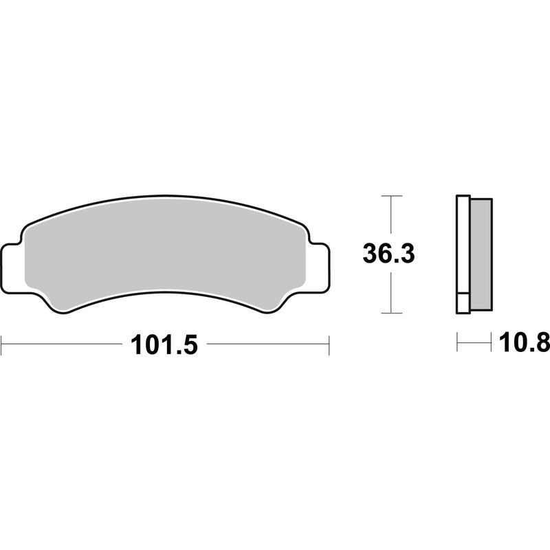 Brzdové destičky BREMBO