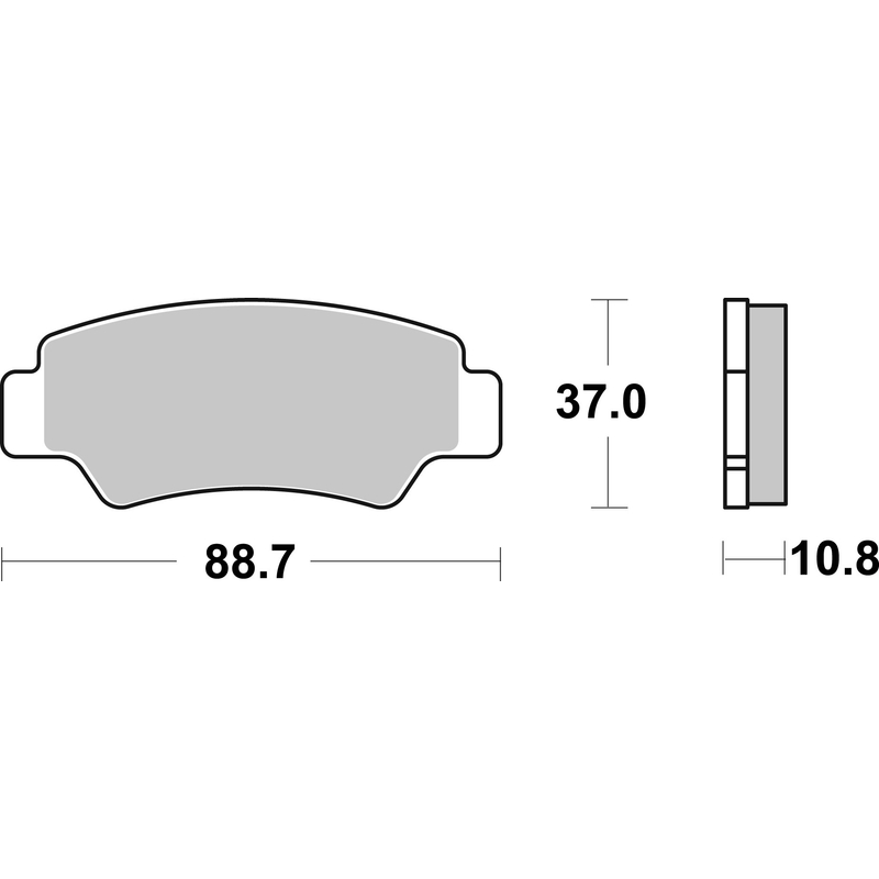 Brzdové destičky BREMBO