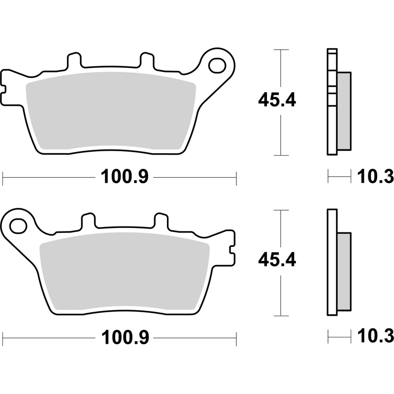 Brzdové destičky BREMBO pro YAMAHA MXT 850 Niken / GT 2018-2022