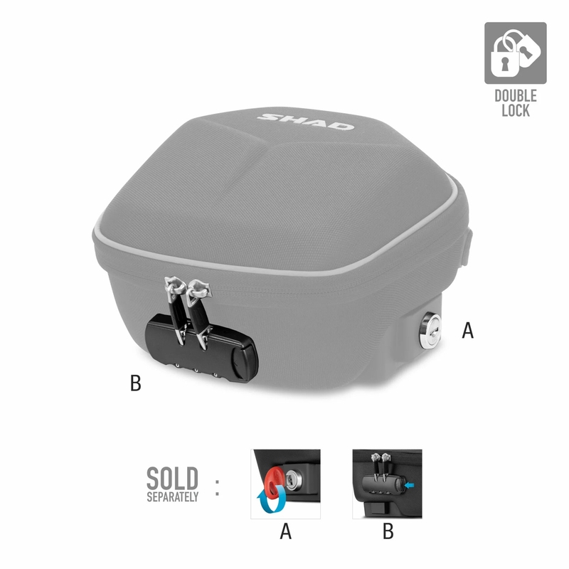 Tankvak SHAD E02C pro CLICK SYSTEM