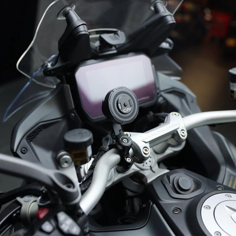 Držák telefonu na řídítka motocyklu s nastavitelným ramenem GRxplore MT11 černý