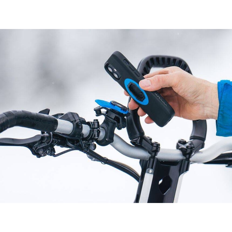 Hlava držáku telefonu Quad Lock® 360 s uvolňovací páčkou modro-černá