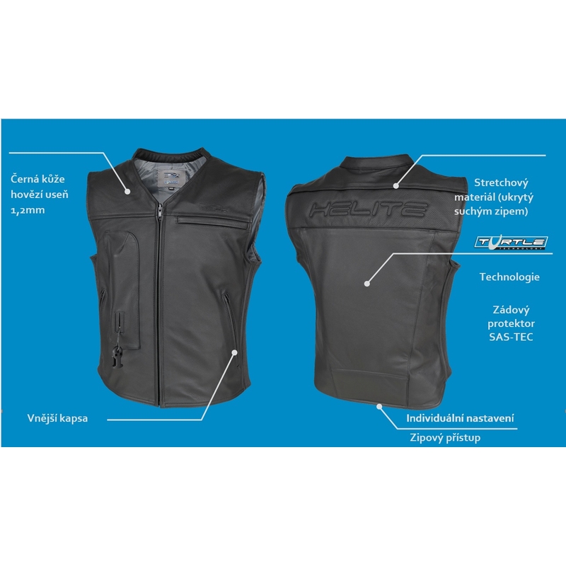 Airbagová vesta HELITE Custom výprodej