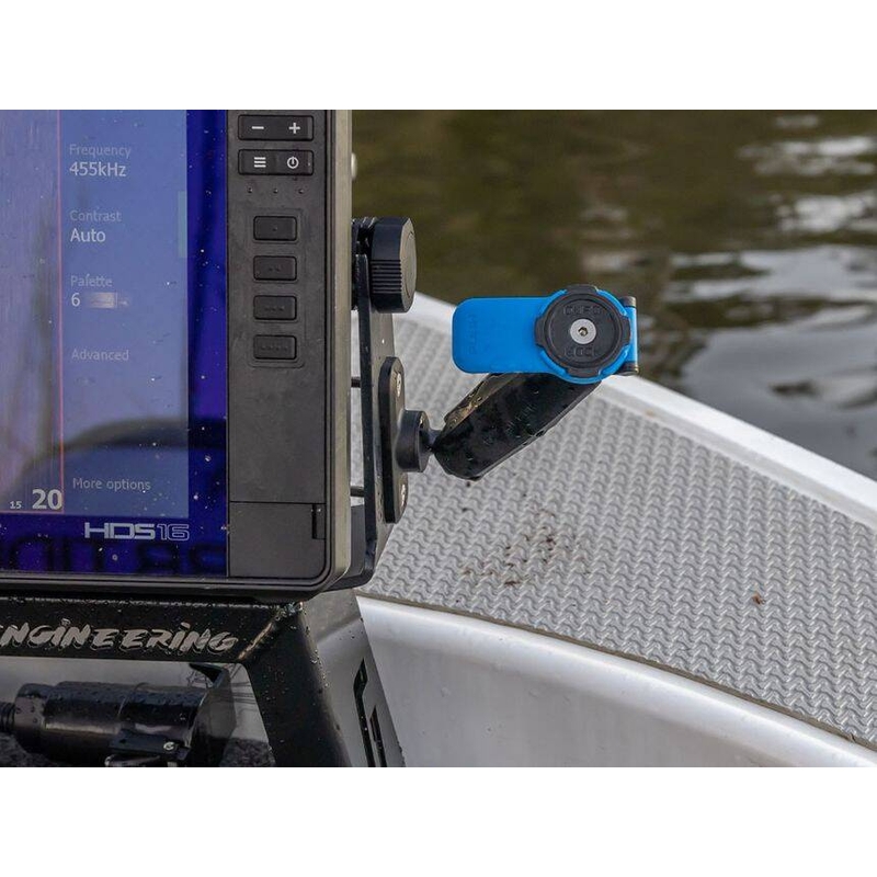 Plochá obdélníková základna Quad Lock® 360 se 2 otvory černá