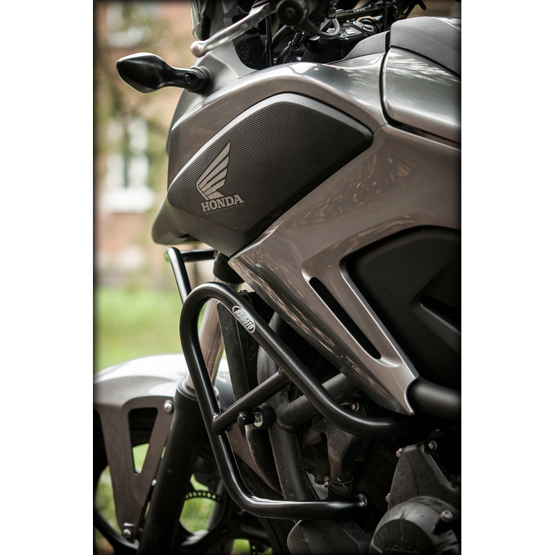Ochranné rámy motoru RDMOTO matná černá pro HONDA NC 700 S / X 2011-2015, HONDA NC 750 X / XD 2011-2015