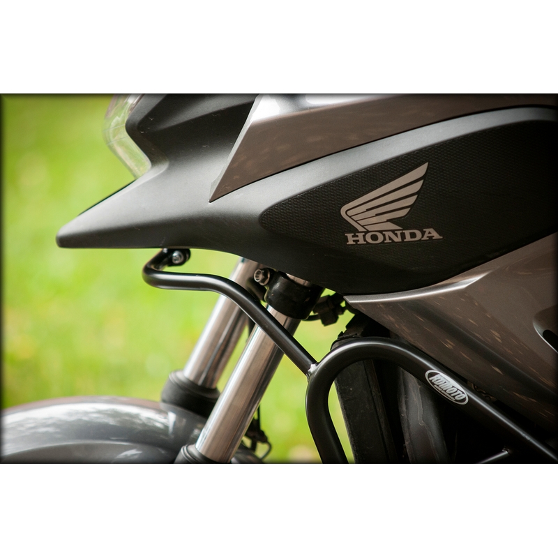 Ochranné rámy motoru RDMOTO matná černá pro HONDA NC 700 S / X 2011-2015, HONDA NC 750 X / XD 2011-2015