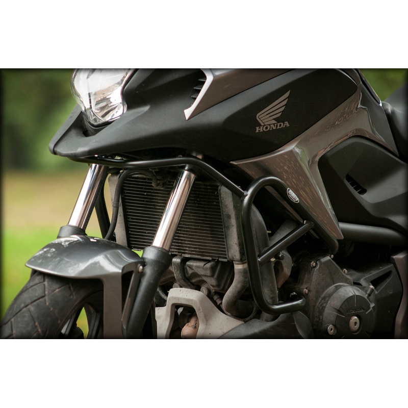 Ochranné rámy motoru RDMOTO matná černá pro HONDA NC 700 S / X 2011-2015, HONDA NC 750 X / XD 2011-2015
