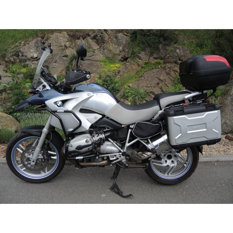 Ochranné rámy motoru RDMOTO černý vrchní a spodní pro BMW R 1200 GS 2004-2007