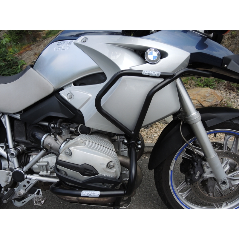 Ochranné rámy motoru RDMOTO černý vrchní a spodní pro BMW R 1200 GS 2004-2007
