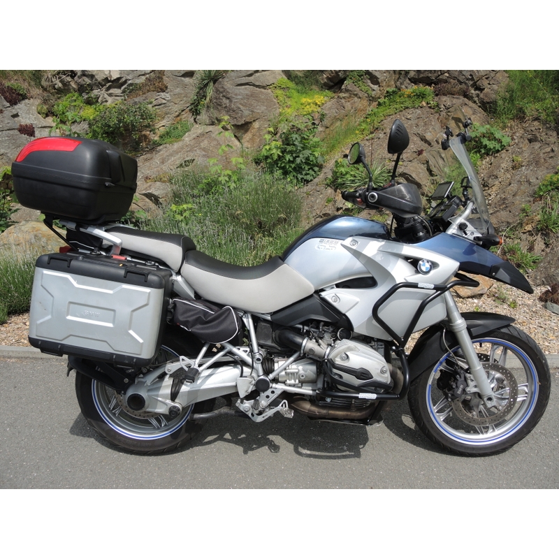 Ochranné rámy motoru RDMOTO černý vrchní a spodní pro BMW R 1200 GS 2004-2007