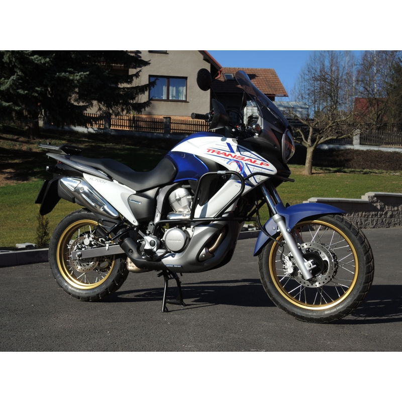 Ochranné rámy motoru RDMOTO matná černá pro HONDA XL 700 V Transalp 2007-2012