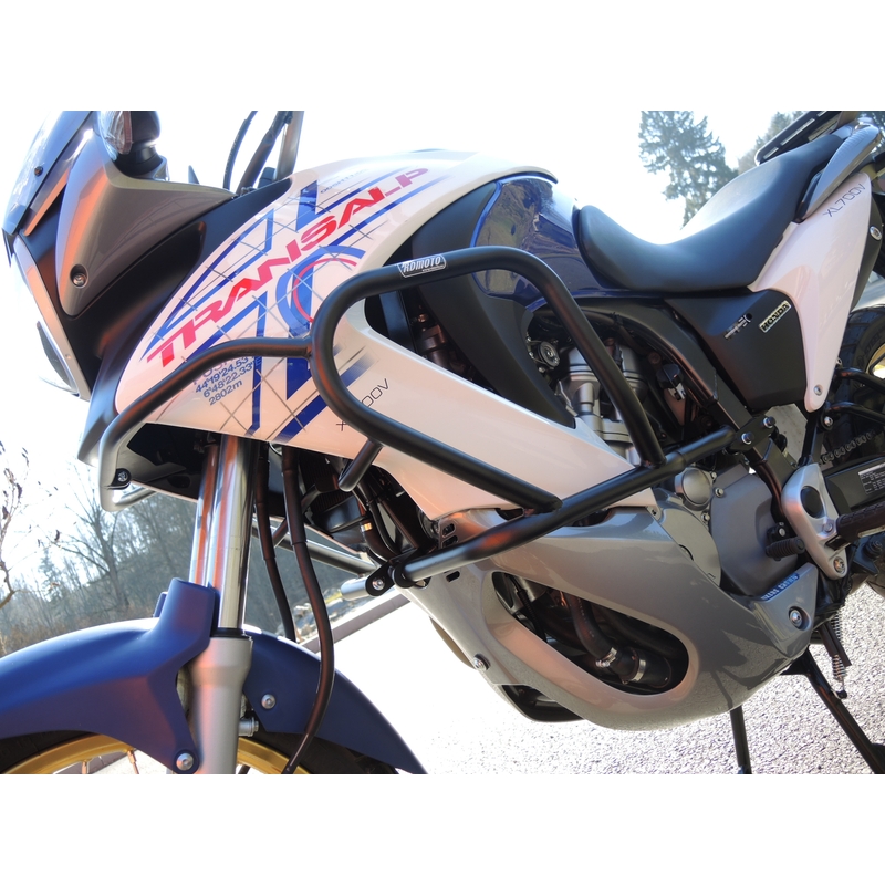 Ochranné rámy motoru RDMOTO matná černá pro HONDA XL 700 V Transalp 2007-2012