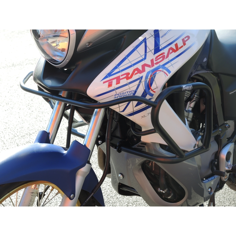 Ochranné rámy motoru RDMOTO matná černá pro HONDA XL 700 V Transalp 2007-2012