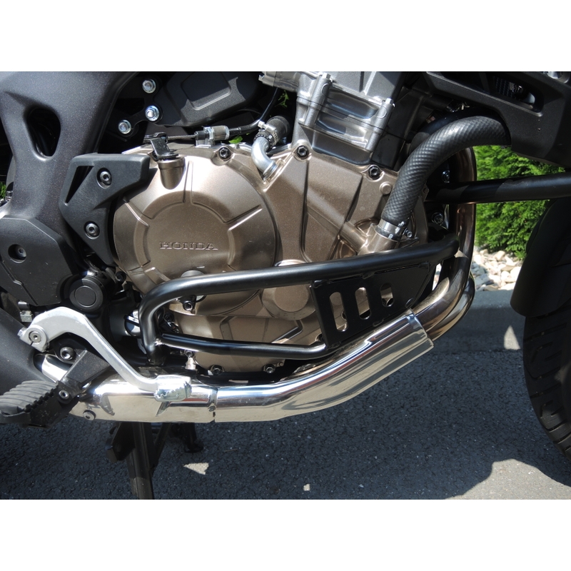 Ochranné rámy motoru RDMOTO matná černá vrchní a spodní pro HONDA CRF 1000 L Africa Twin 2016-2019