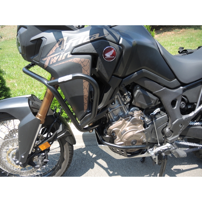 Ochranné rámy motoru RDMOTO matná černá vrchní a spodní pro HONDA CRF 1000 L Africa Twin 2016-2019