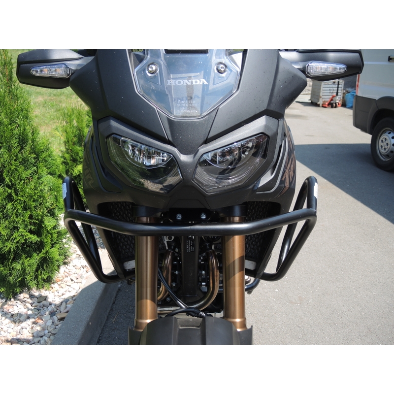 Ochranné rámy motoru RDMOTO matná černá vrchní a spodní pro HONDA CRF 1000 L Africa Twin 2016-2019