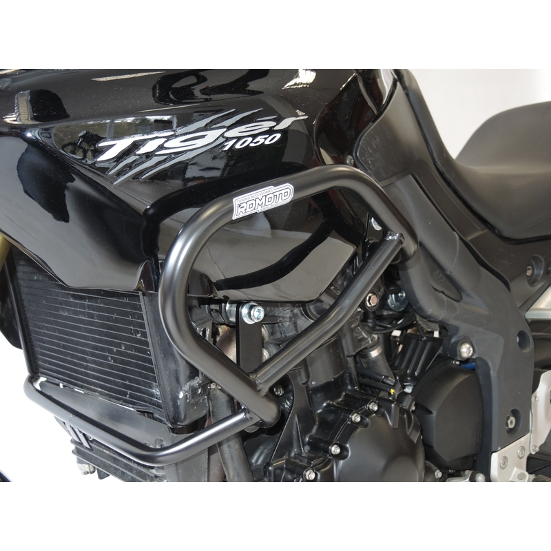 Ochranné rámy motoru RDMOTO matná černá pro TRIUMPH Tiger 1050 2006-2012