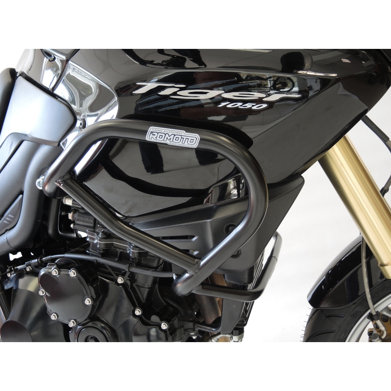 Ochranné rámy motoru RDMOTO matná černá pro TRIUMPH Tiger 1050 2006-2012