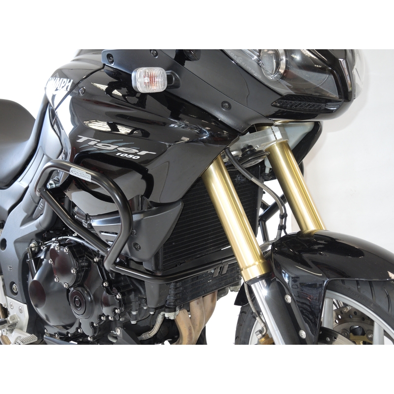 Ochranné rámy motoru RDMOTO matná černá pro TRIUMPH Tiger 1050 2006-2012