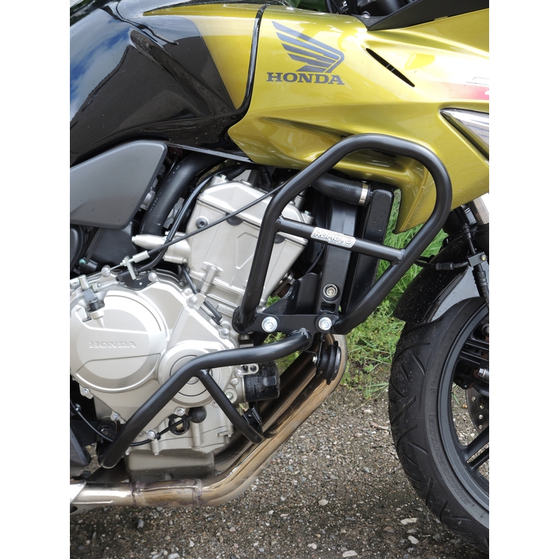 Ochranné rámy motoru RDMOTO matná černá vrchní a spodní pro HONDA CBF 600 / S 2008-2012