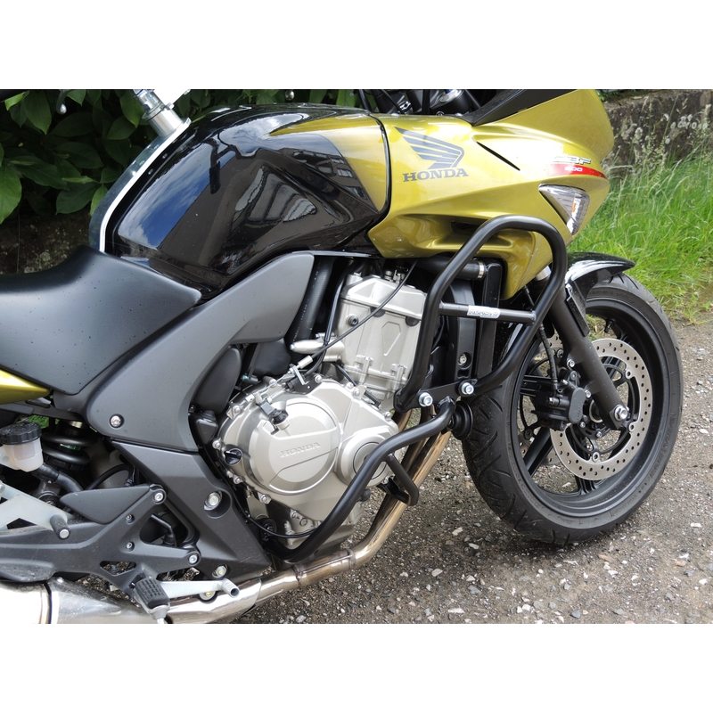 Ochranné rámy motoru RDMOTO matná černá vrchní a spodní pro HONDA CBF 600 / S 2008-2012