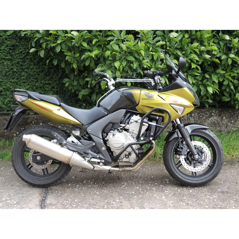 Ochranné rámy motoru RDMOTO matná černá vrchní a spodní pro HONDA CBF 600 / S 2008-2012
