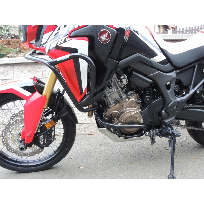 Ochranné rámy motoru RDMOTO černá vrchní a spodní pro HONDA CRF 1000 L Africa Twin 2016-2018