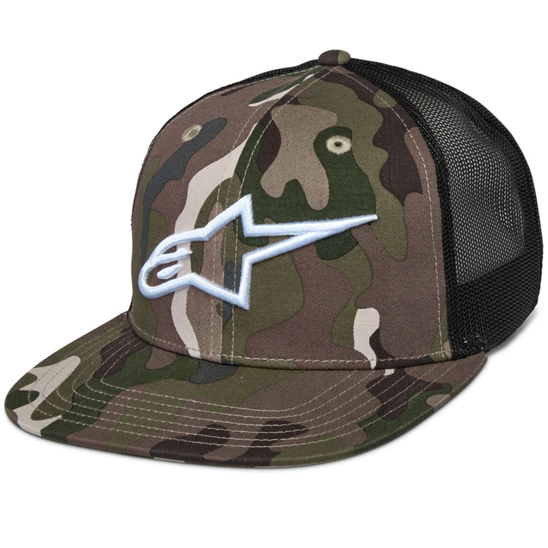 Kšiltovka Alpinestars Corp zelená camo-černá