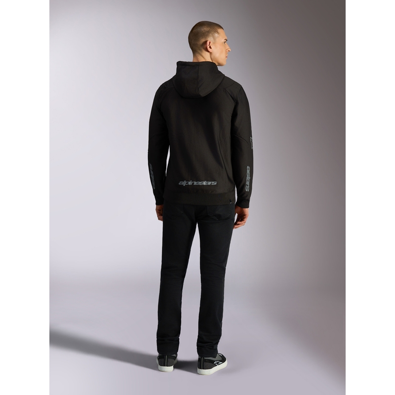Mikina Alpinestars Sessions 3 Hoodie černo-šedá