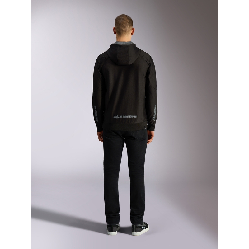 Mikina Alpinestars Sessions 3 Hoodie černo-šedá
