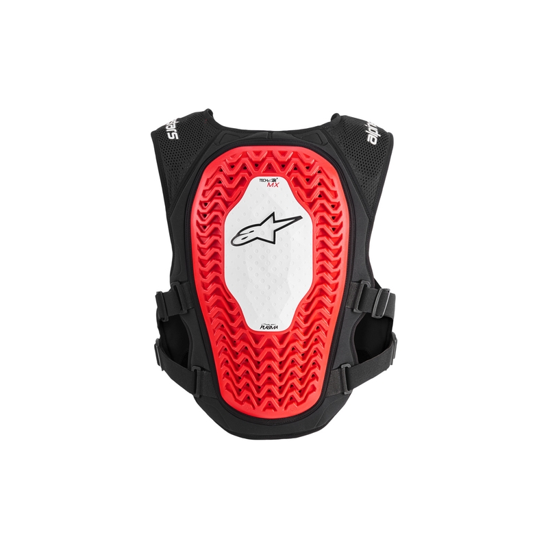 Airbagová vesta Alpinestars TECH-AIR®MX Plasma system bílo-černo-červená