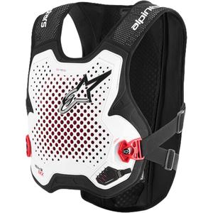 Airbagová vesta Alpinestars TECH-AIR®MX Plasma system černo-bílo-červená