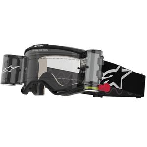 Motokrosové brýle Alpinestars Vision 5 Corp ROLL-OFF Wide Vision černé s čirým zorníkem