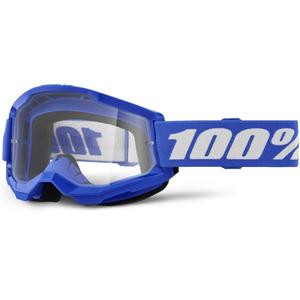 Motokrosové brýle 100% STRATA 2 New modré (čiré plexi)