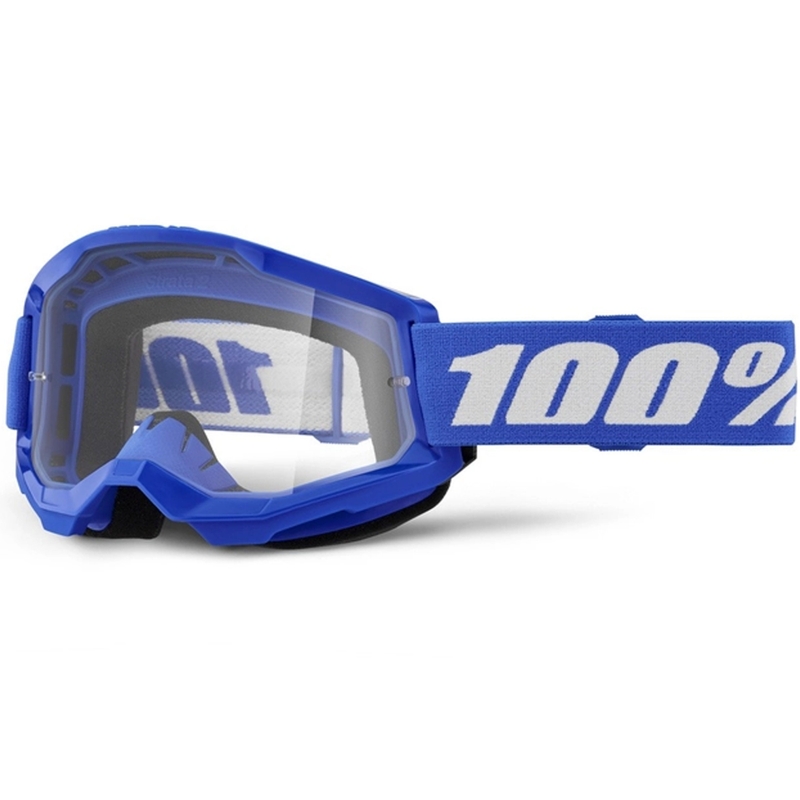 Motokrosové brýle 100% STRATA 2 New modré (čiré plexi)
