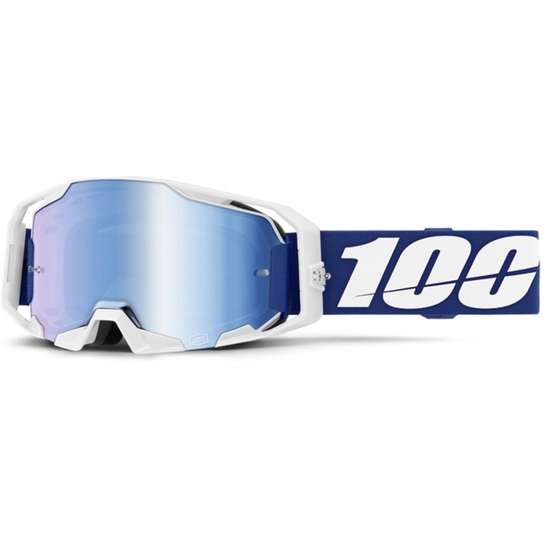 Motokrosové brýle 100% ARmatic modré s modrým plexi