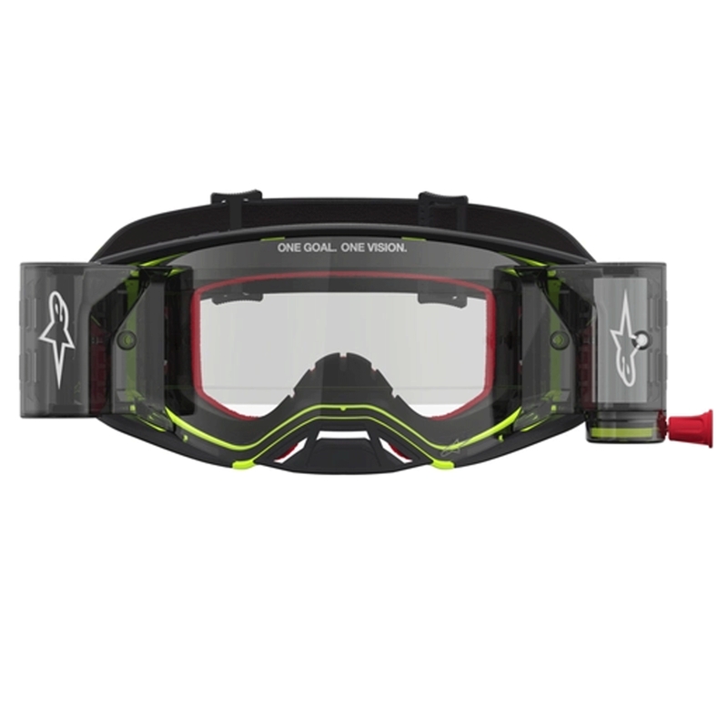 Motokrosové brýle Alpinestars Supertech Firma černo-fluo žluté s čirým plexi