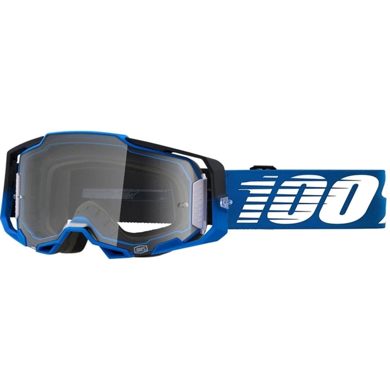 Motokrosové brýle 100% ARMEGA Rockchuck tmavě modré (čiré plexi)