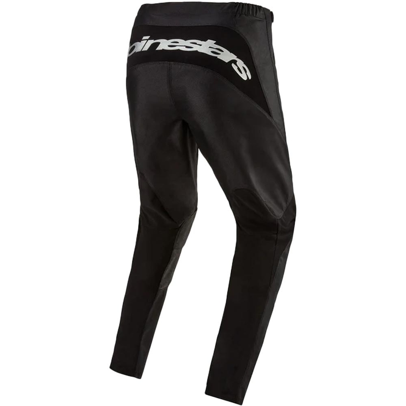 Motokrosové kalhoty Alpinestars Fluid Graphite černo-stříbrné