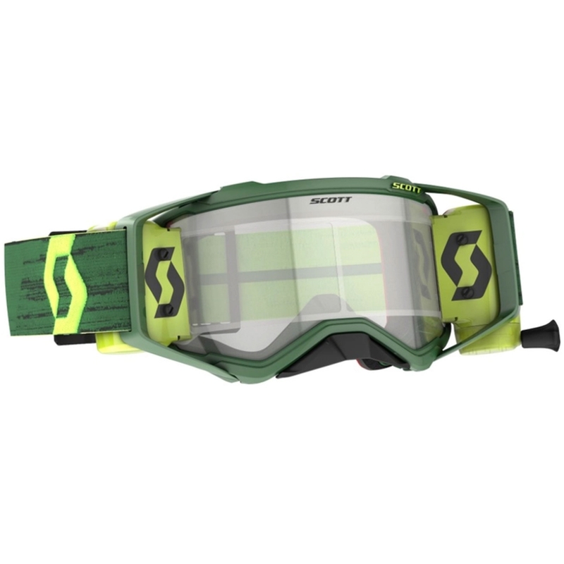 Motokrosové brýle SCOTT Prospect WFS 22 zeleno-žluté