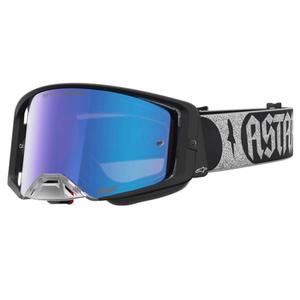 Motokrosové brýle Alpinestars Supertech Atrox černo-stříbrné