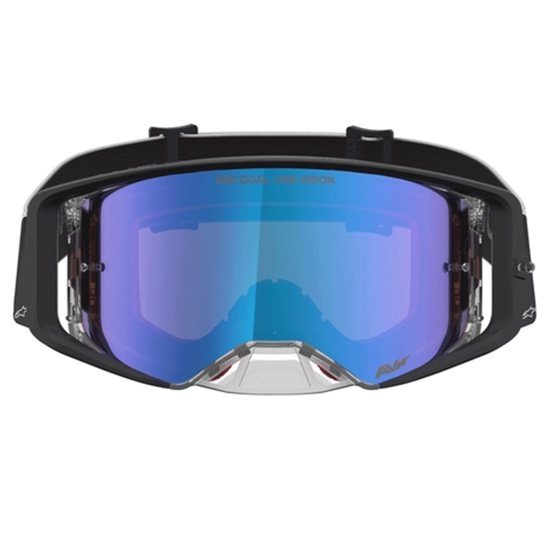 Motokrosové brýle Alpinestars Supertech Atrox černo-stříbrné
